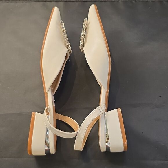 BRAND NEW FOREVER ELEGANT WOMEN CRYSTAL EMBELLISHMENT RHINESTONE SLINBACK FLAT - Picture 10 of 16